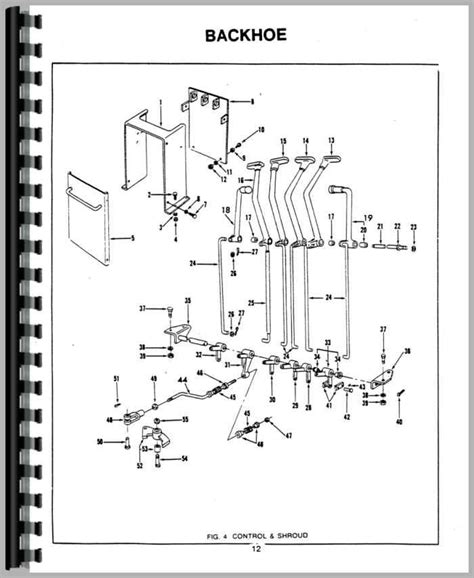 Ford 4500 Backhoe Attachment Parts Manual