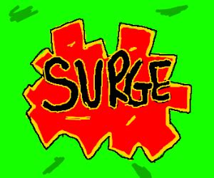 Surge soda logo - Drawception