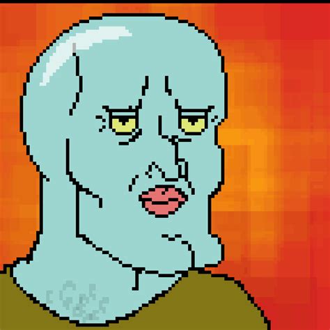 Squidward Handsome Gif