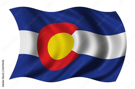 flag of colorado Stock Illustration | Adobe Stock