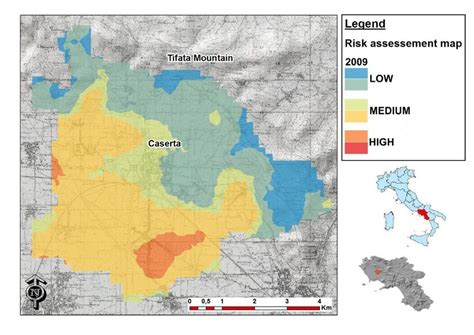 Groundwater pollution risk assessment map (GRA) for the year 2001. | Download Scientific Diagram