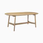 Solid Oak Oval Dining Table | West Elm