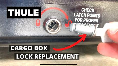 Thule Cargo Box Lock Replacement, How to Change a Thule Roof Box Lock Cylinder - YouTube