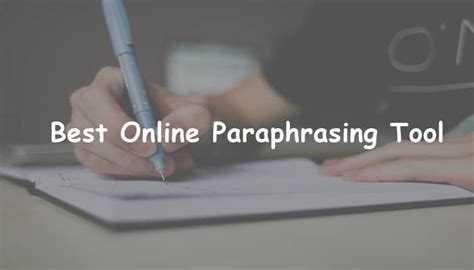 7 Best Paraphrasing Tools For Students - ZOBUZ - Think Different, Think ...