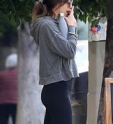 Dakota Johnson chatting on the phone after her daily yoga class in Studio City - December 10th ...