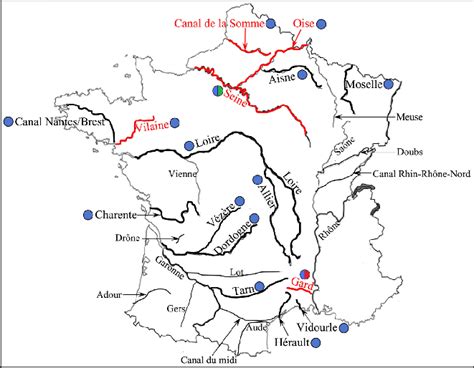 Map Of France Rivers