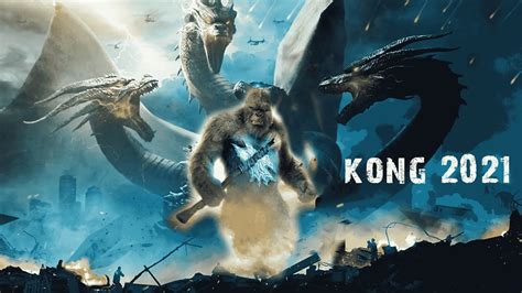 KONG (2021) VS KING GHIDORAH (ultimate monster battle) - YouTube