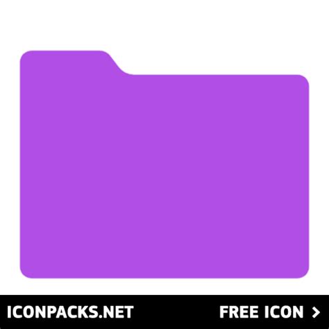 Label Folders Purple Folder Icon Transparent Background Png Clipart - Bank2home.com