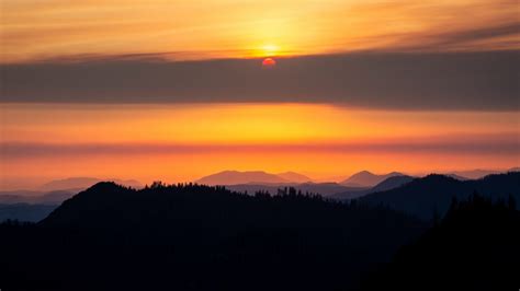 Sunset from Sequoia National Park | Chad Schwartzenberger Photography