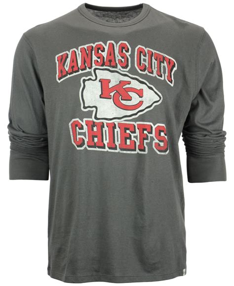 Lyst - 47 Brand Men's Long-sleeve Kansas City Chiefs Flanker T-shirt in ...