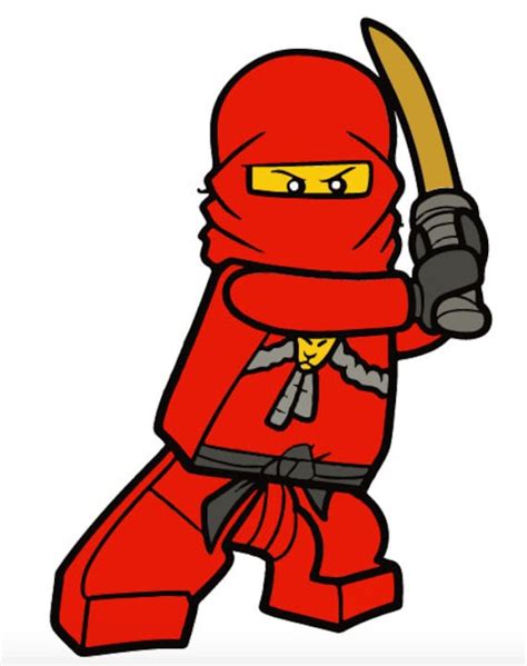 lego ninjago kai svg/ninja kai svg/kai cuttable file | Etsy