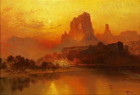 Thomas Moran | The Golden Hour (1875) | Artsy