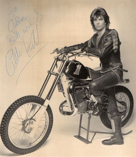 EDDIE KIDD - (STUNT MOTOR CYCLE RIDER) - PERSONALLY SIGNED SEPIA ...