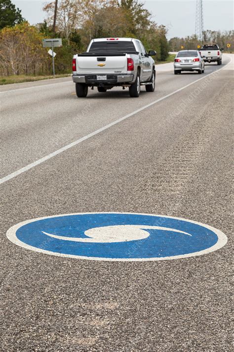 Hurricane emergency evacuation route, Texas, USA - Stock Image - C038 ...