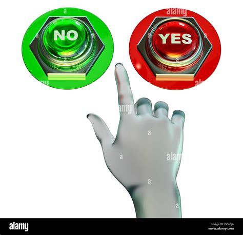 Yes and no buttons set Stock Photo - Alamy