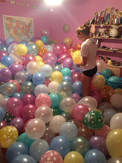 Take her to a place full of #balloons. | Birthday surprise party, Birthday room decorations ...