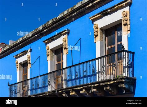 Colonial architecture, Oaxaca city, Mexico Stock Photo - Alamy