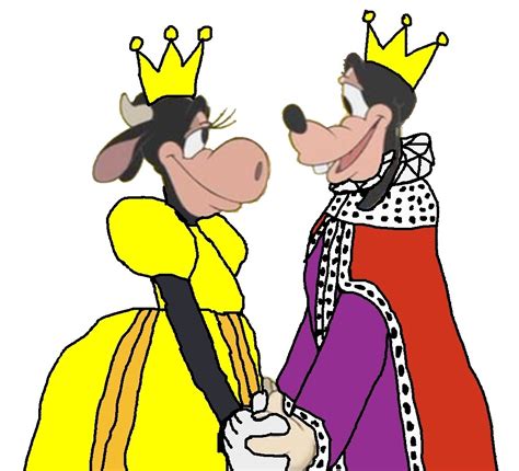 King Goofy and Queen Clarabelle Cow - Disney Fan Art (14090481) - Fanpop