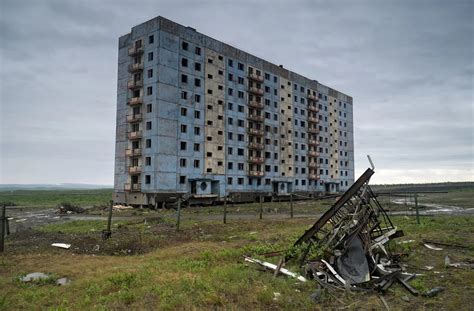 A ghost town in the north of Russia : r/abandoned