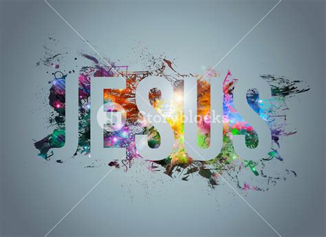 An abstract word art illustration of Jesus. Royalty-Free Stock Image - Storyblocks