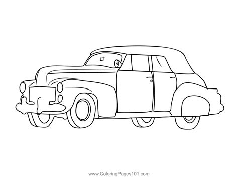 Classic Car Coloring Page For Kids Free Vintage Cars - vrogue.co