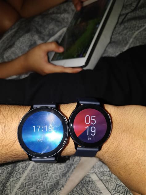 Active 2 44mm Vs 40mm on 6.3inch wrist : r/GalaxyWatch