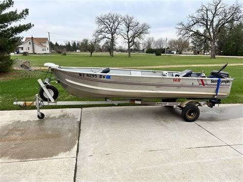 14' Sea Nymph Boat & Trailer with 15 HP Evinrude | Live and Online ...