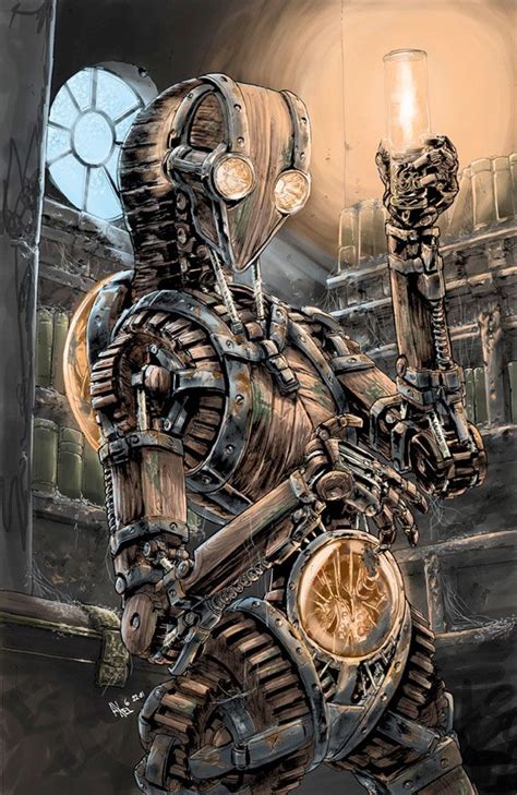 35 Futuristic Illustrations of Robot Art | Webdesigner Depot ...