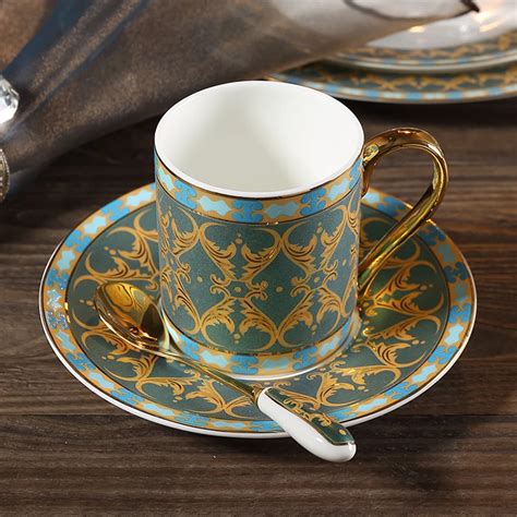 Exotic British Bone china Coffee Cup and saucers High Quality Fashion Coffee Cup And tea cups ...