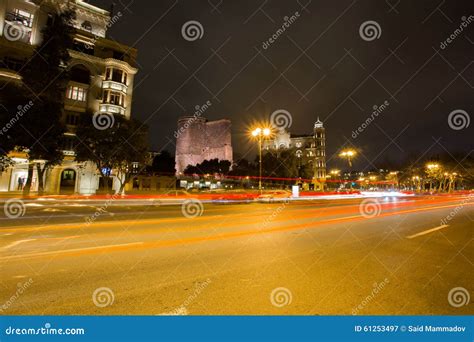 Maiden tower baku stock image. Image of long, landmark - 61253497