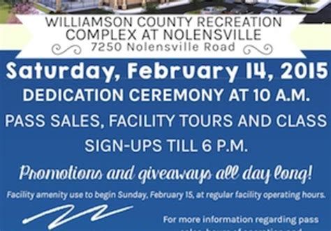 Nolensville Rec Center Grand Opening is February 14 | Macaroni KID Brentwood - Franklin - Spring ...