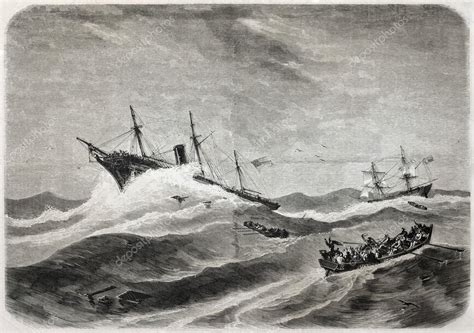 SS Central America shipwreck Stock Illustration by ©marzolino #13292877