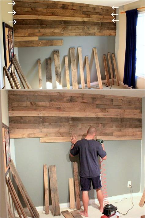 DIY Pallet Wall: 25 Best Accent Wood Wall Tutorials | Diy wood wall, Diy pallet wall, Shiplap ...