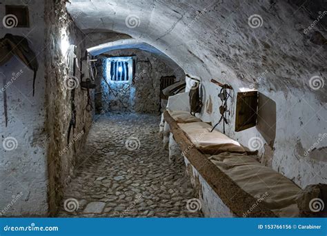 Interior of Medieval Stables in Spain Stock Photo - Image of vintage ...