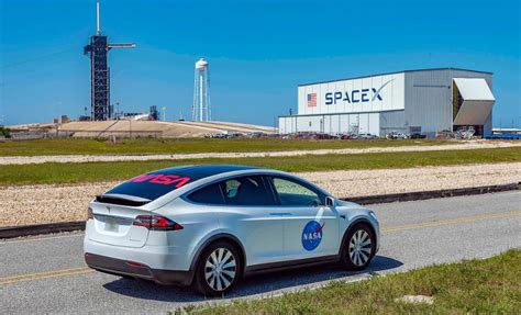 NASA shows off Tesla Model X astronaut transport vehicle ahead of ...