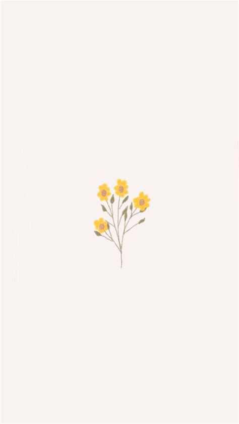 Minimalist Flower Wallpaper Minimalist Sunflower Desktop Wallpaper - aku-pk