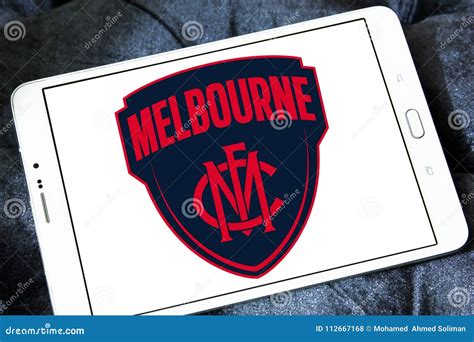 Melbourne Football Club Logo Editorial Stock Photo - Image of logos ...