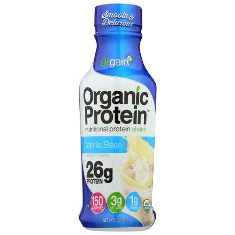 Orgain® Organic Protein™ Nutritional Protein Shake 26G Vanilla Bean ...