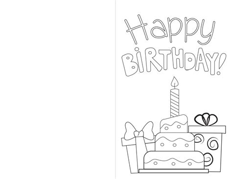 Happy Birthday Card Designs To Draw