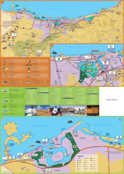 Ras al-Khaimah hotels and tourist attractions map