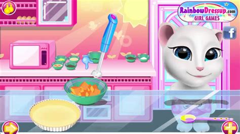 Talking Angela Cooking Session | New Game for Little Kids - YouTube