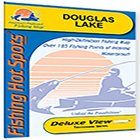 Douglas Lake Fishing Map by Fishing Hot Spots | Maps.com.com