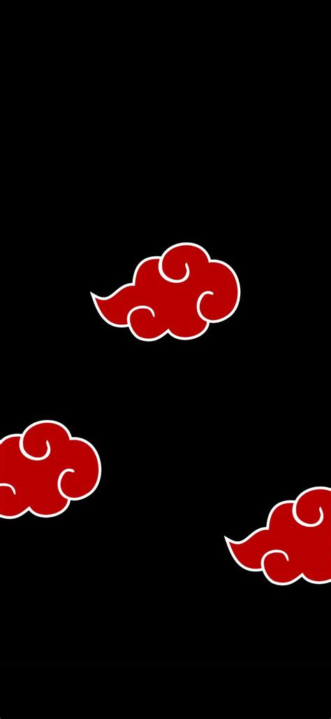 Download Red Akatsuki Cloud iPhone Wallpaper | Wallpapers.com