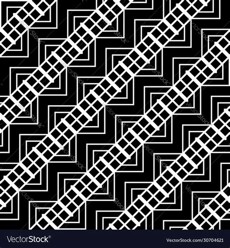 Design seamless monochrome grid pattern Royalty Free Vector