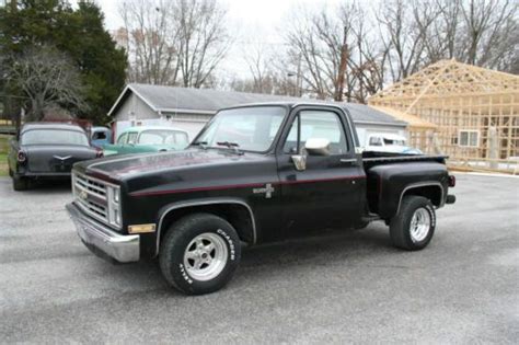 Sell used 86 CHEVY SILVERADO STEPSIDE PICKUP 2 WHEEL DRIVE in Anna, Illinois, United States, for ...