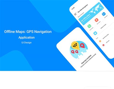 GPS Offline Navigation Maps on Behance