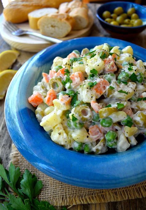 Spanish Potato Salad (Ensaladilla Rusa) | Cilantro and Citronella