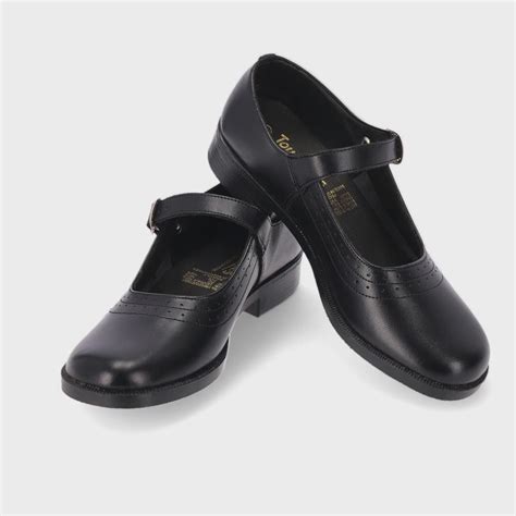 Toughees Pearl Ladies One Bar School Shoes - Black – Toughees SA ...