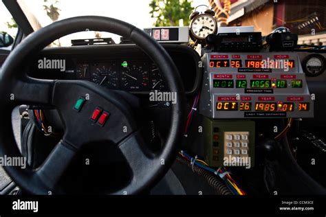 Delorean Time Machine Interior