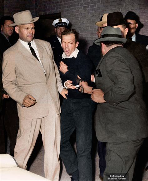 Colorized: Lee Harvey Oswald Assassination by marinamaral on DeviantArt